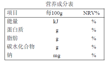 一餐食物营养成分表_各餐食物营养成分计算表_营养餐及营养成分